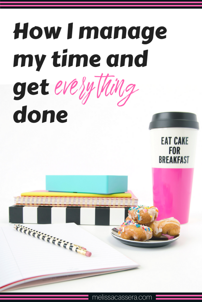 One of the #1 things I’m asked is: “How do you manage your time and get so much done?” This makes me snort with laughter (like, latte foam coming out of my nose) because I really don’t feel like I’m a “time management expert.” Nor do I have everything together, every day. But I figured since I’m asked this question all the time, I might as well share some behind the scenes info on how I manage my time, how I choose priorities for each workday, and of course, how I manage to squeeze in time for workouts and walks with Ms. Lily (because she is a Shih Tzu princess with Many Needs.)